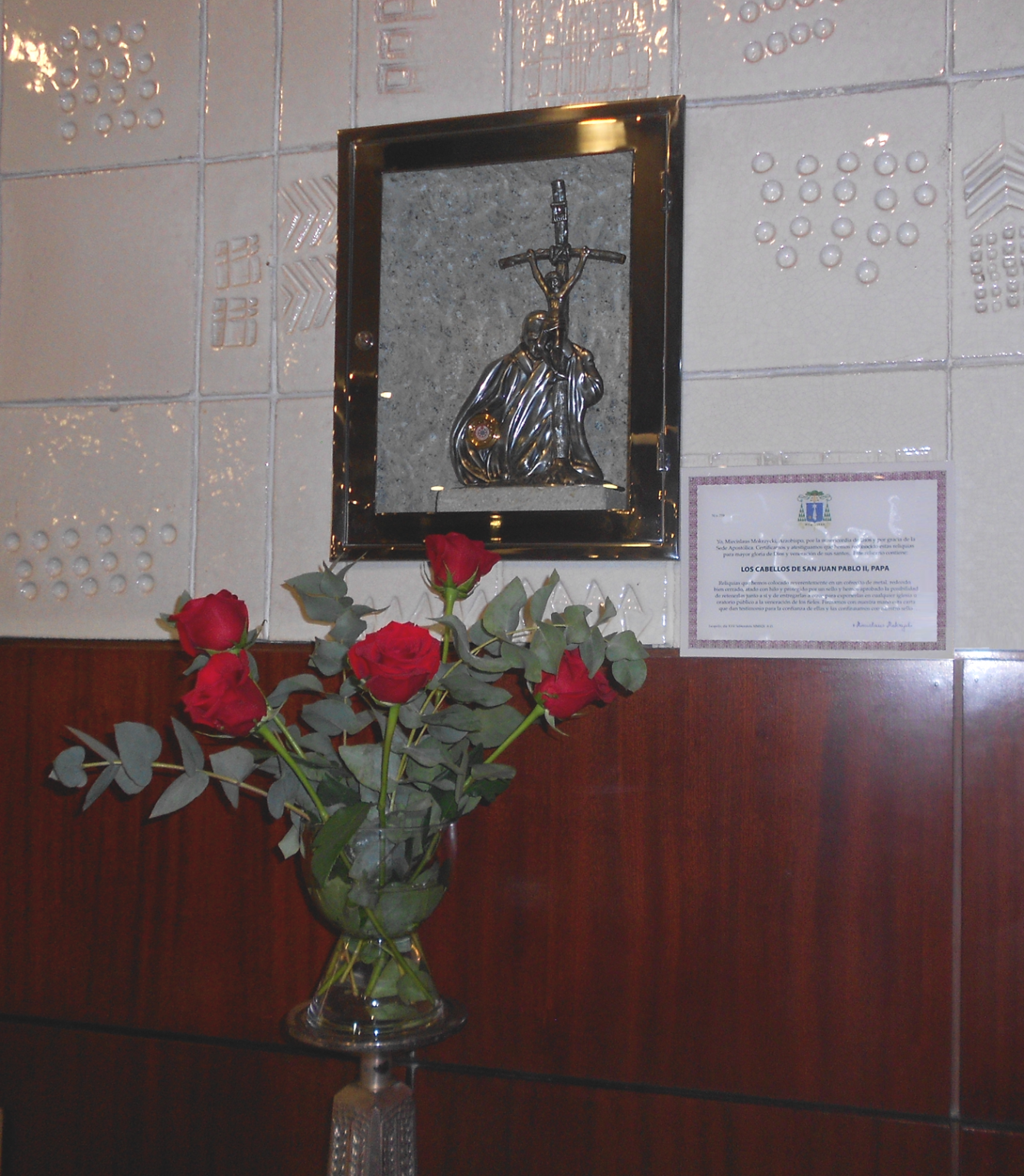 Reliquia San Juan Pablo II