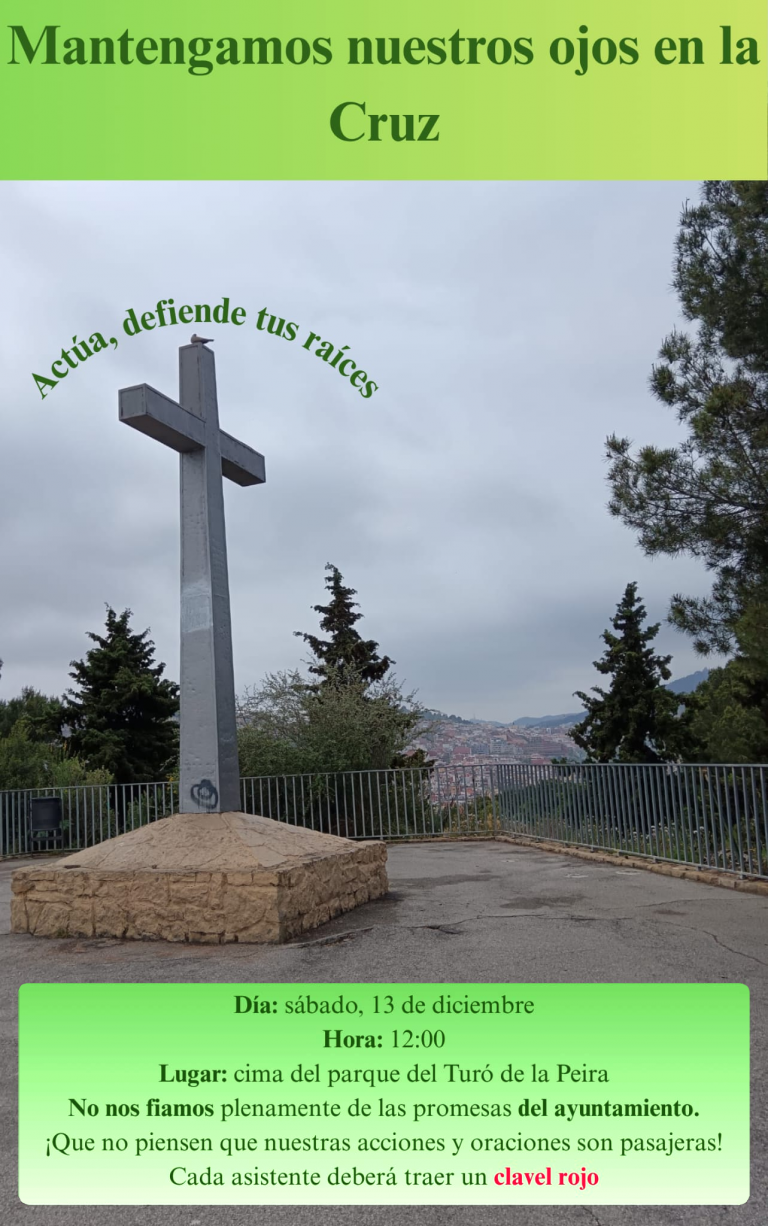 13 diciembre-2a concentración por la Cruz del Turó