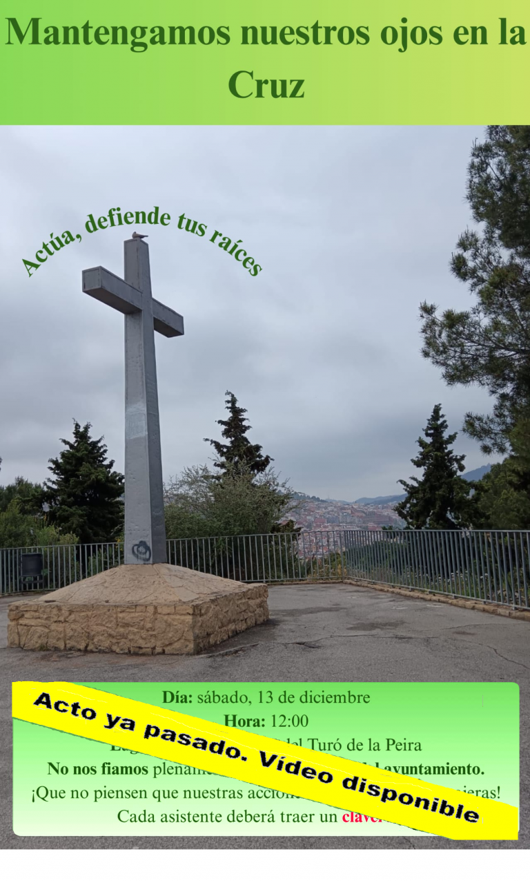 13 diciembre-2a concentración por la Cruz del Turó