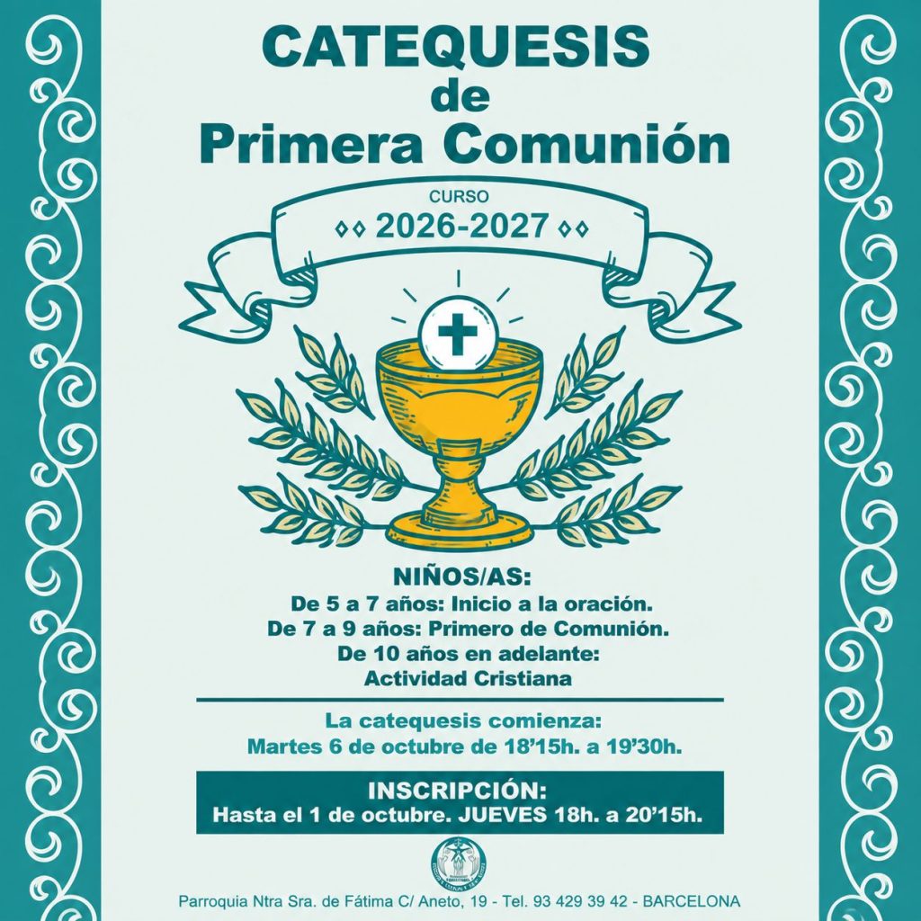 Catequesis 1a comunion