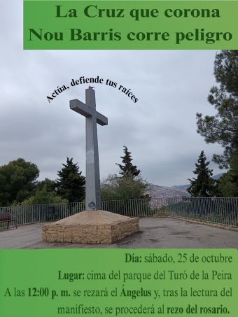 25 Octubre. Salvar la Cruz delTuró